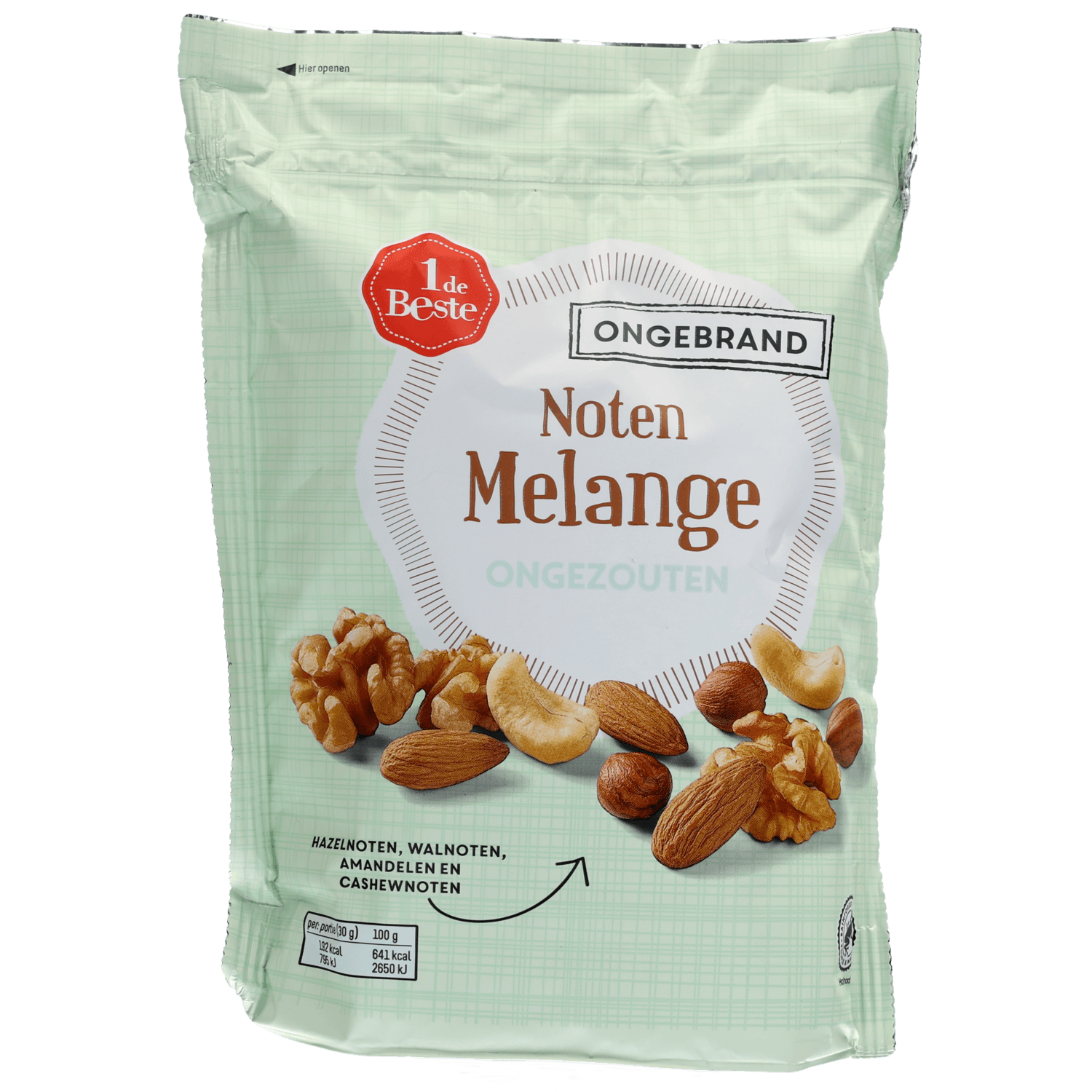 1 De Beste Notenmelange ongebrand ongezouten