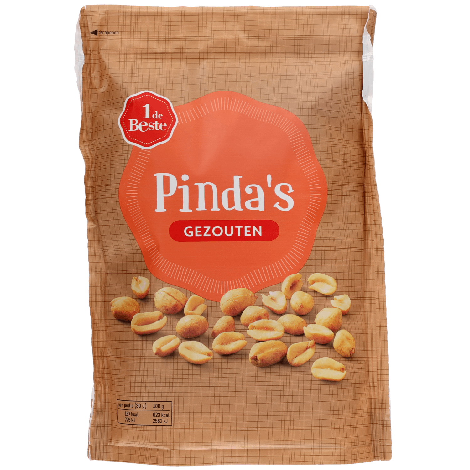 1 De Beste Pindas gebrand gezouten