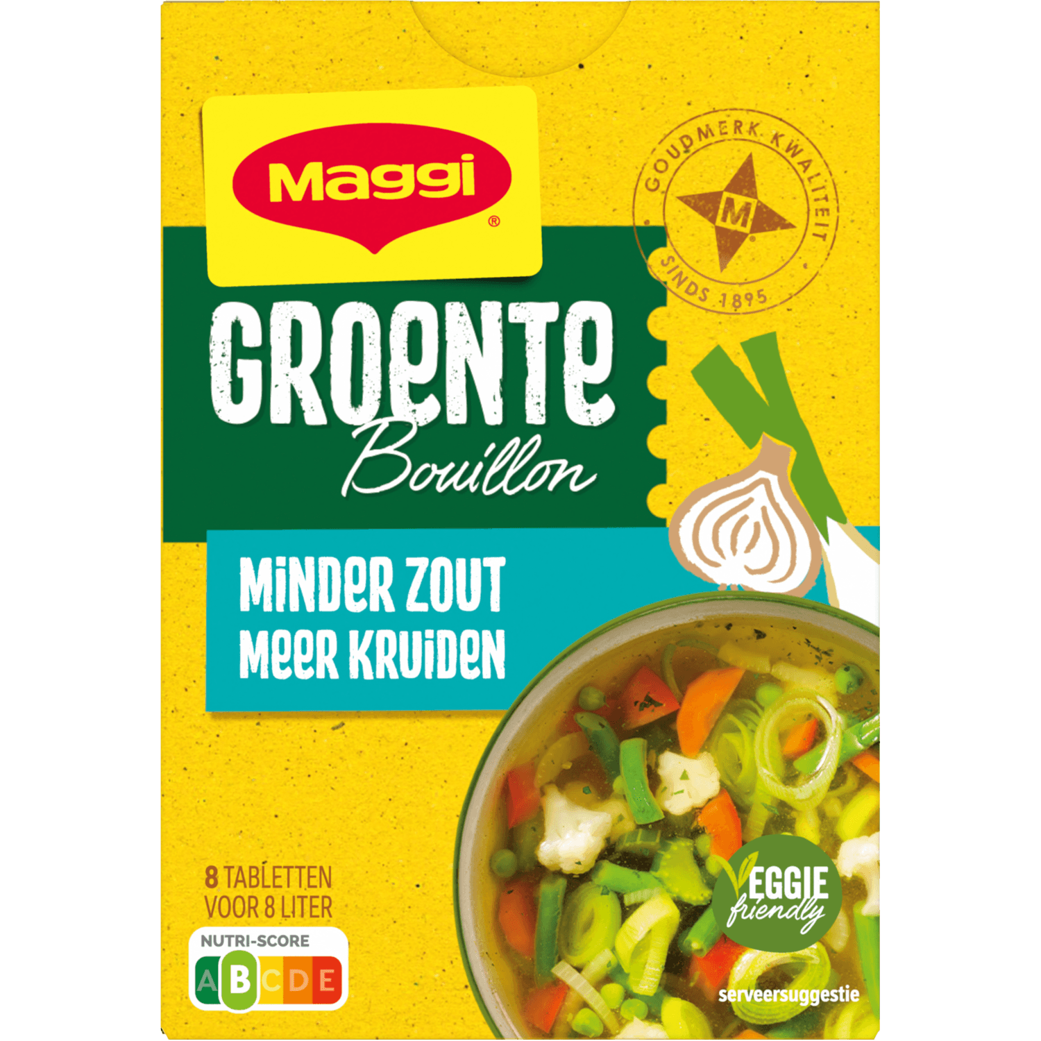 Maggi Bouillonblokjes groente minder zout