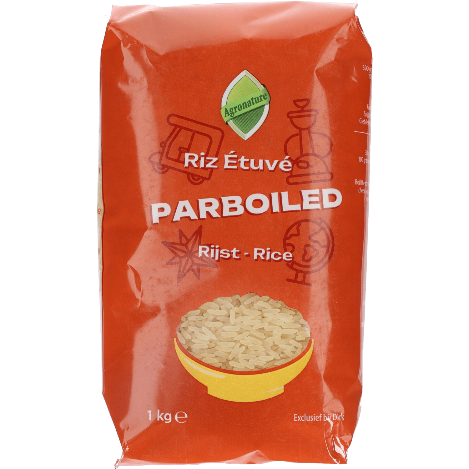 Rijst parboiled