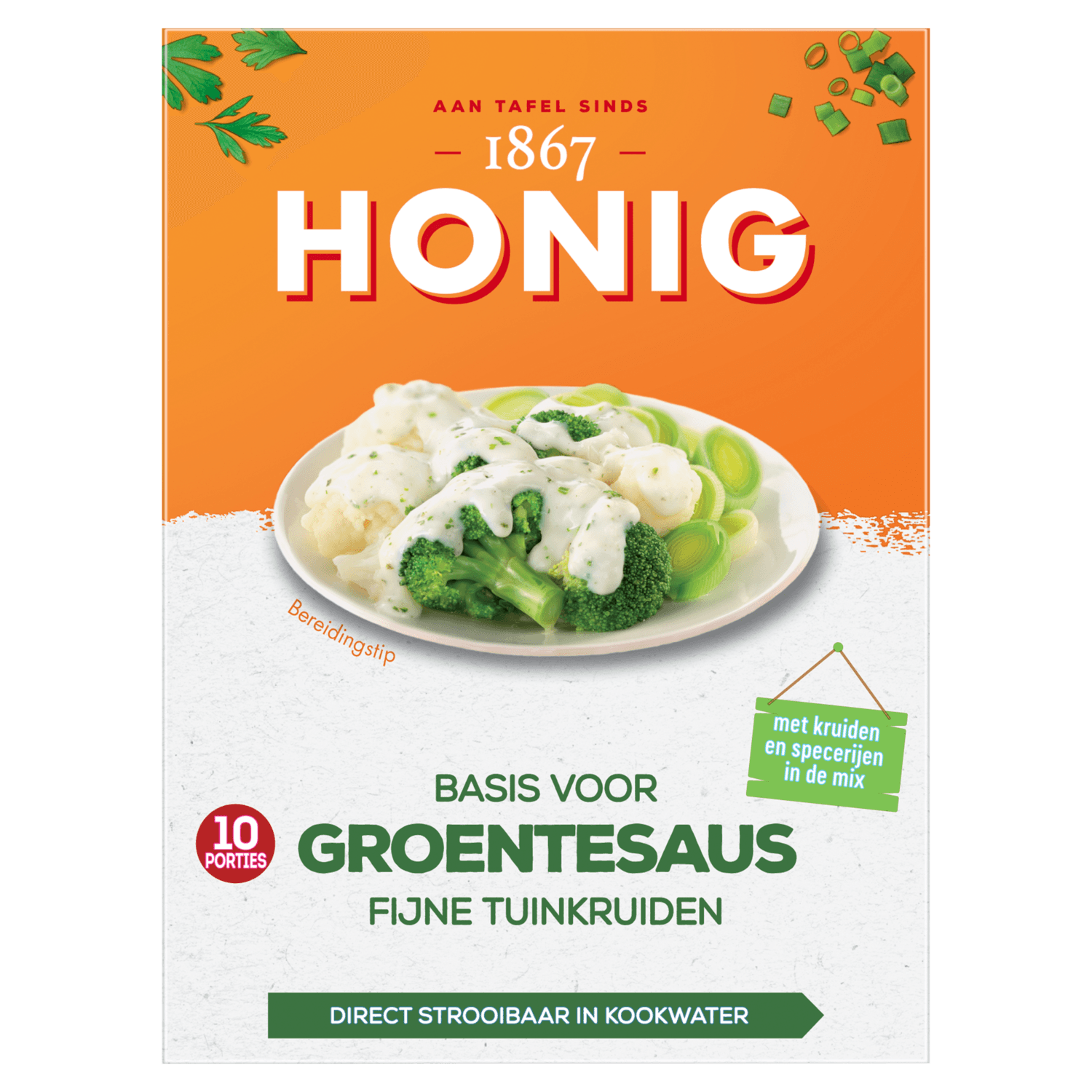 Honig Mix voor groentesaus fijne tuinkruiden