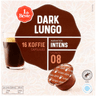 1 De Beste Koffiecups lungo dark sterkte 8