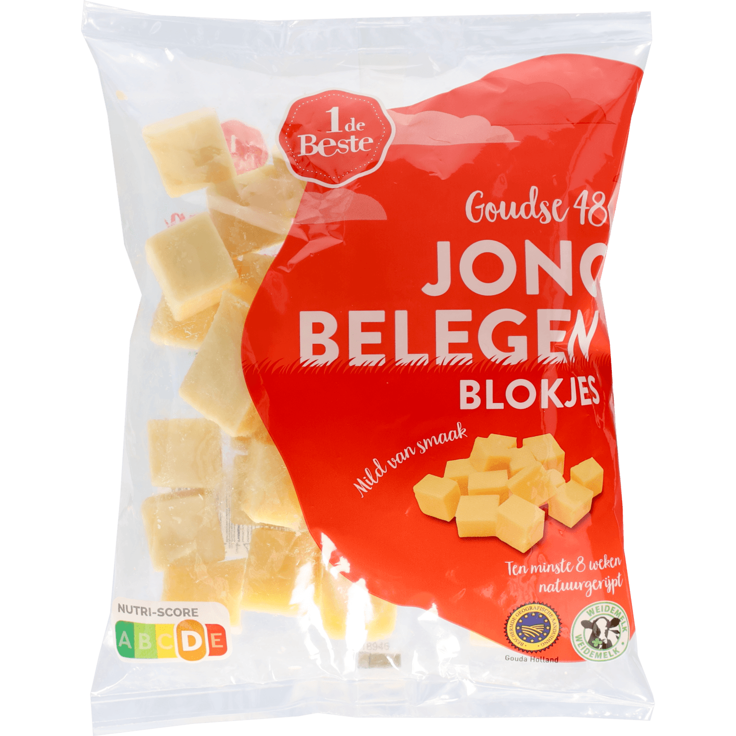 1 De Beste Kaasblokjes jong belegen 48+