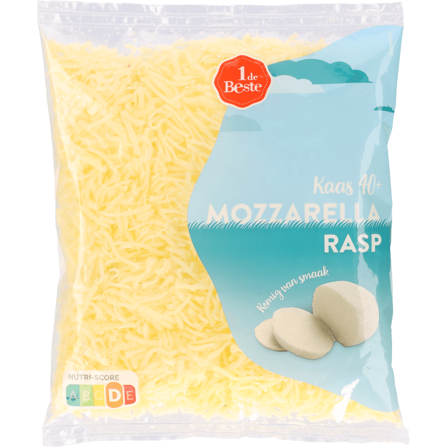 1 De Beste Mozzarella rasp 40+