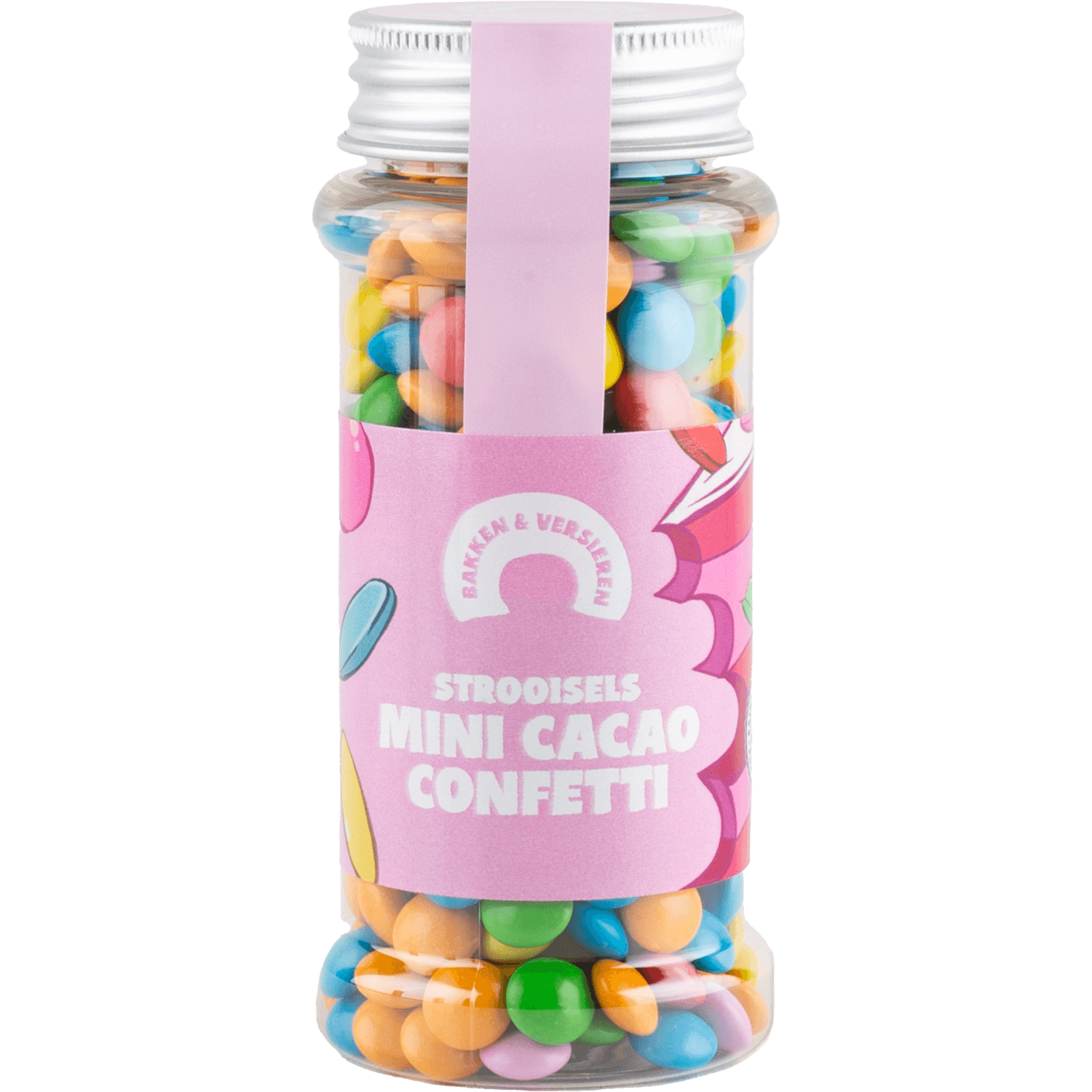 Bakken en versieren mini cacao confetti