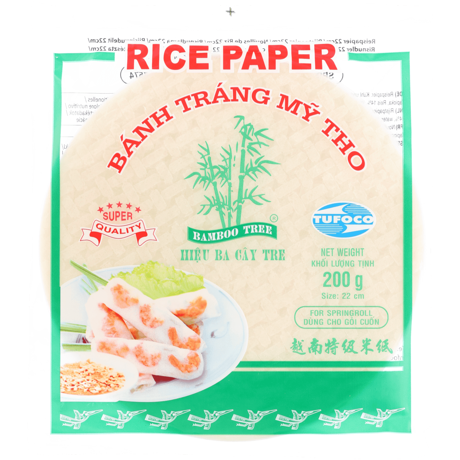 Bamboo Tree Rijstvellen