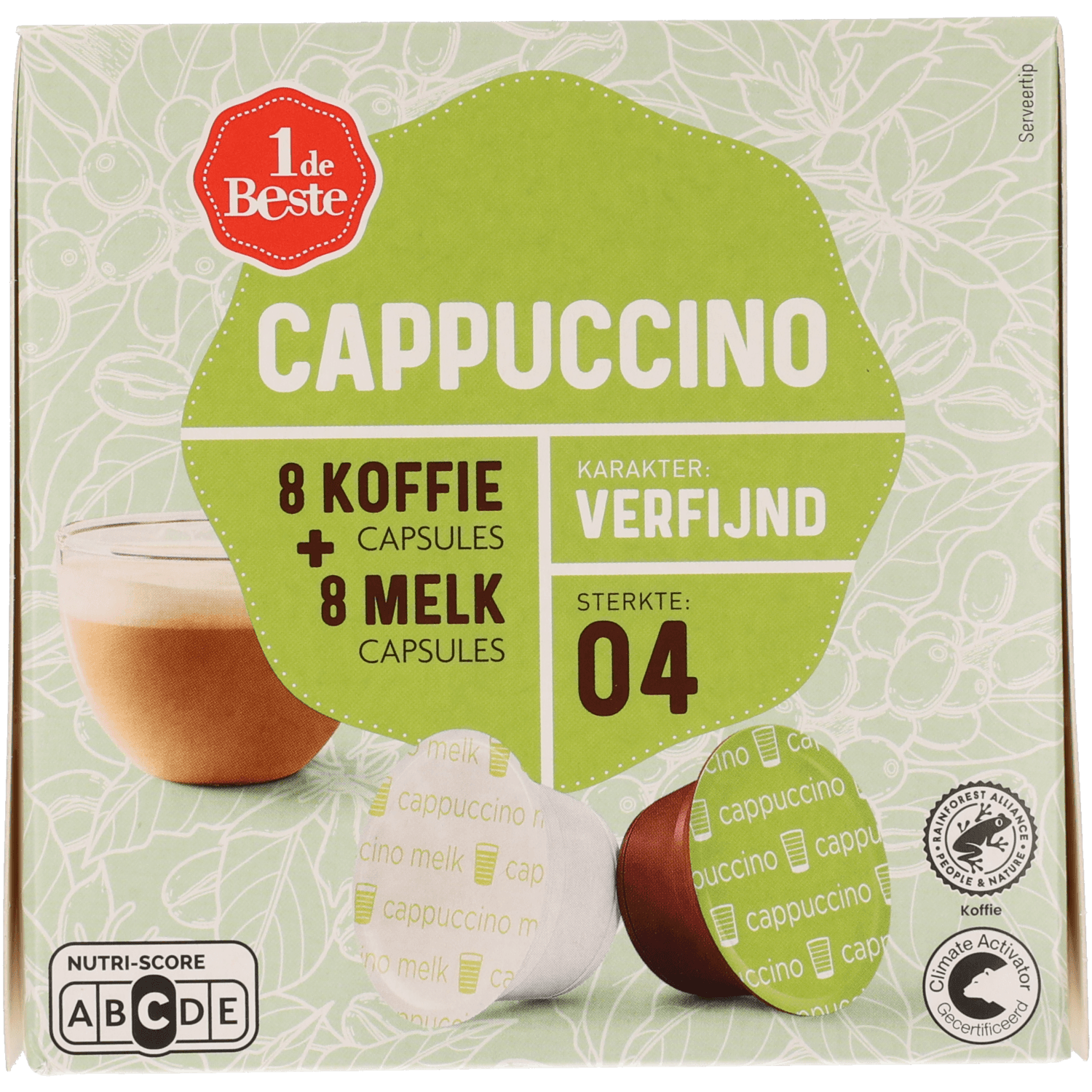 1 De Beste Koffiecups cappuccino sterkte 4