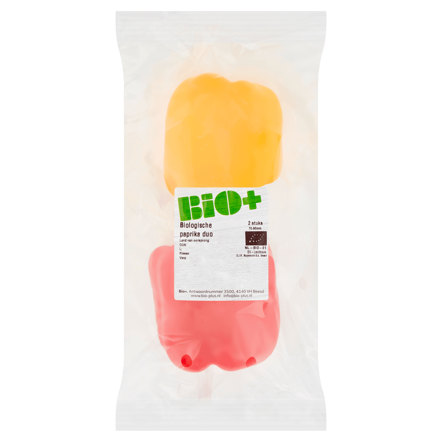 Bio+ Biologische paprika duo