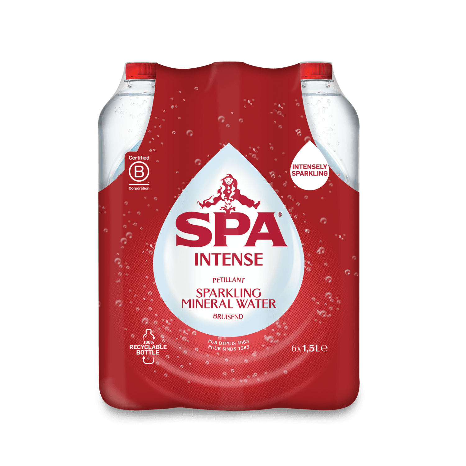 Spa Mineraalwater intense 6x1.5l