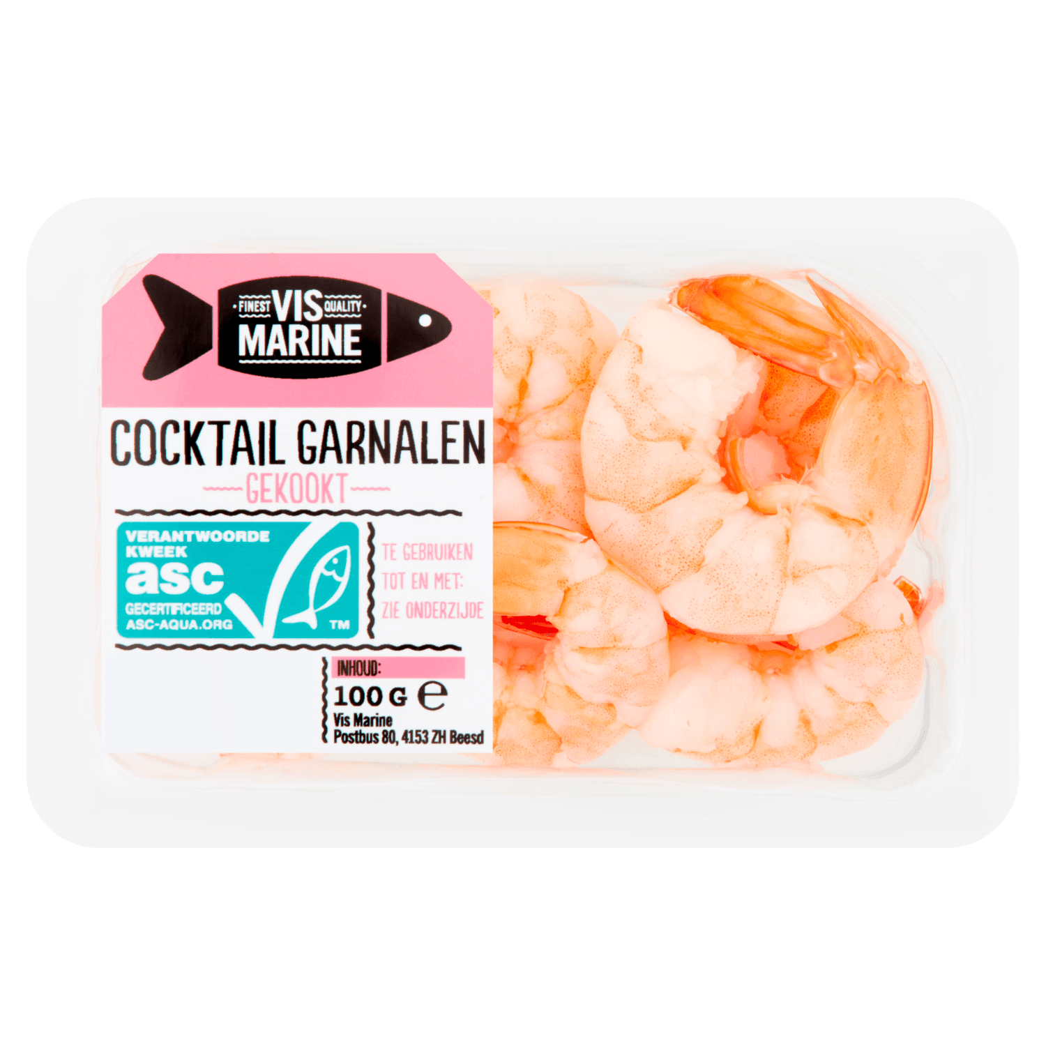 Vis Marine Cocktailgarnalen met staart