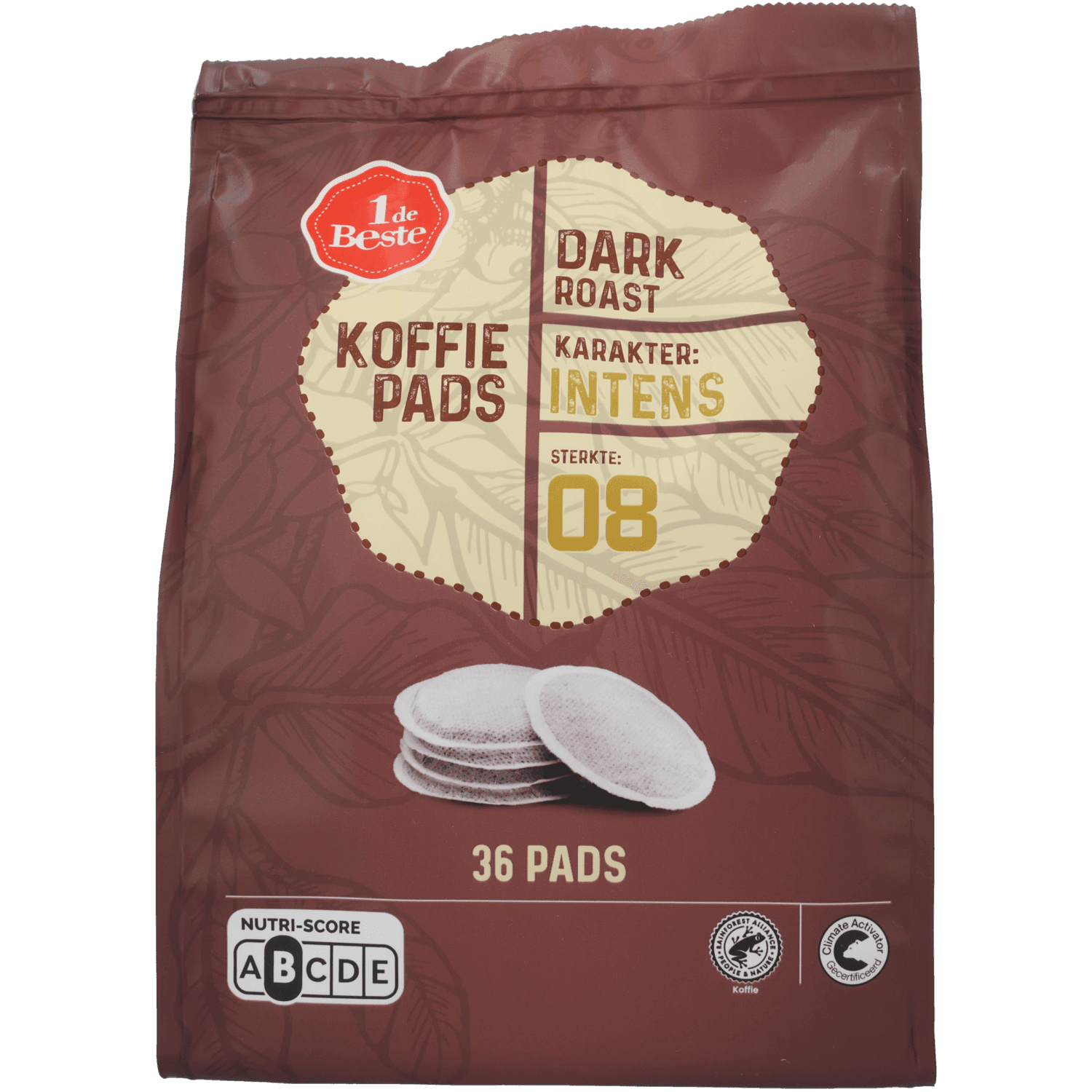 1 De Beste Koffiepads dark roast