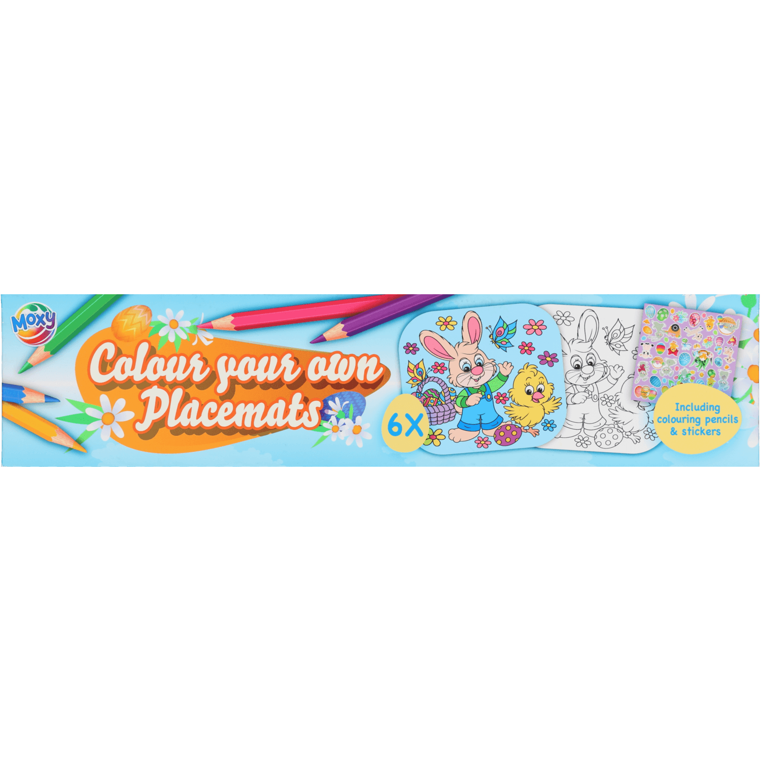 Paas kleurplacemats + potloden