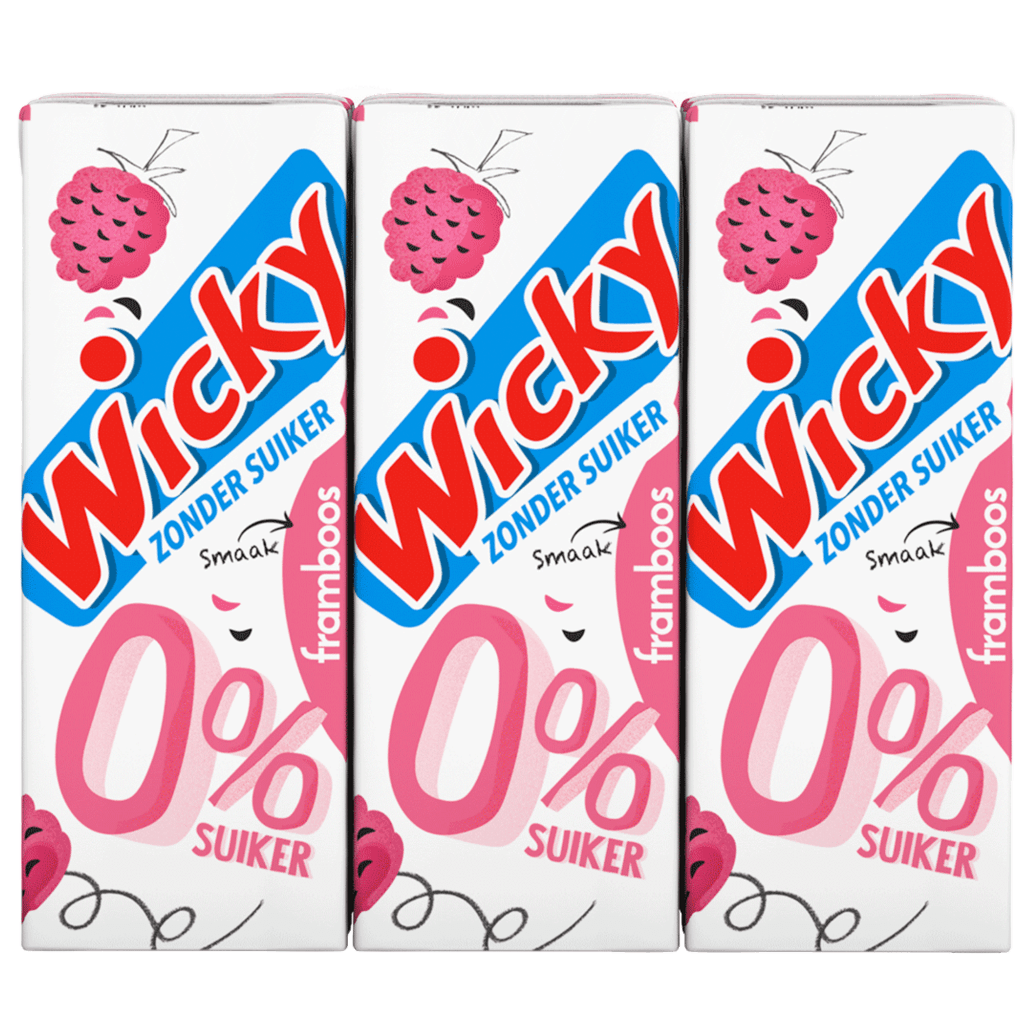 Wicky Framboos 0% 6x20 cl