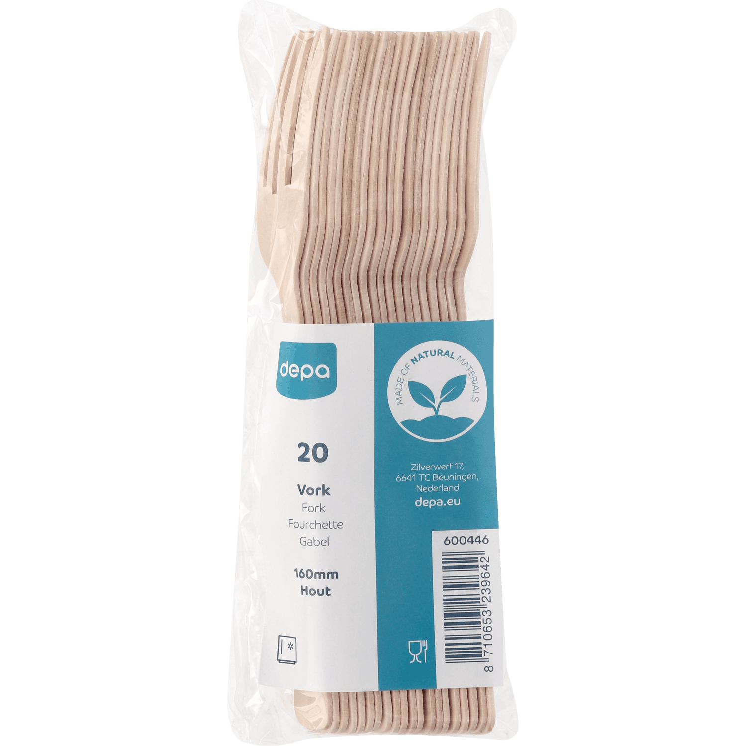 Depa Vorken hout 16cm