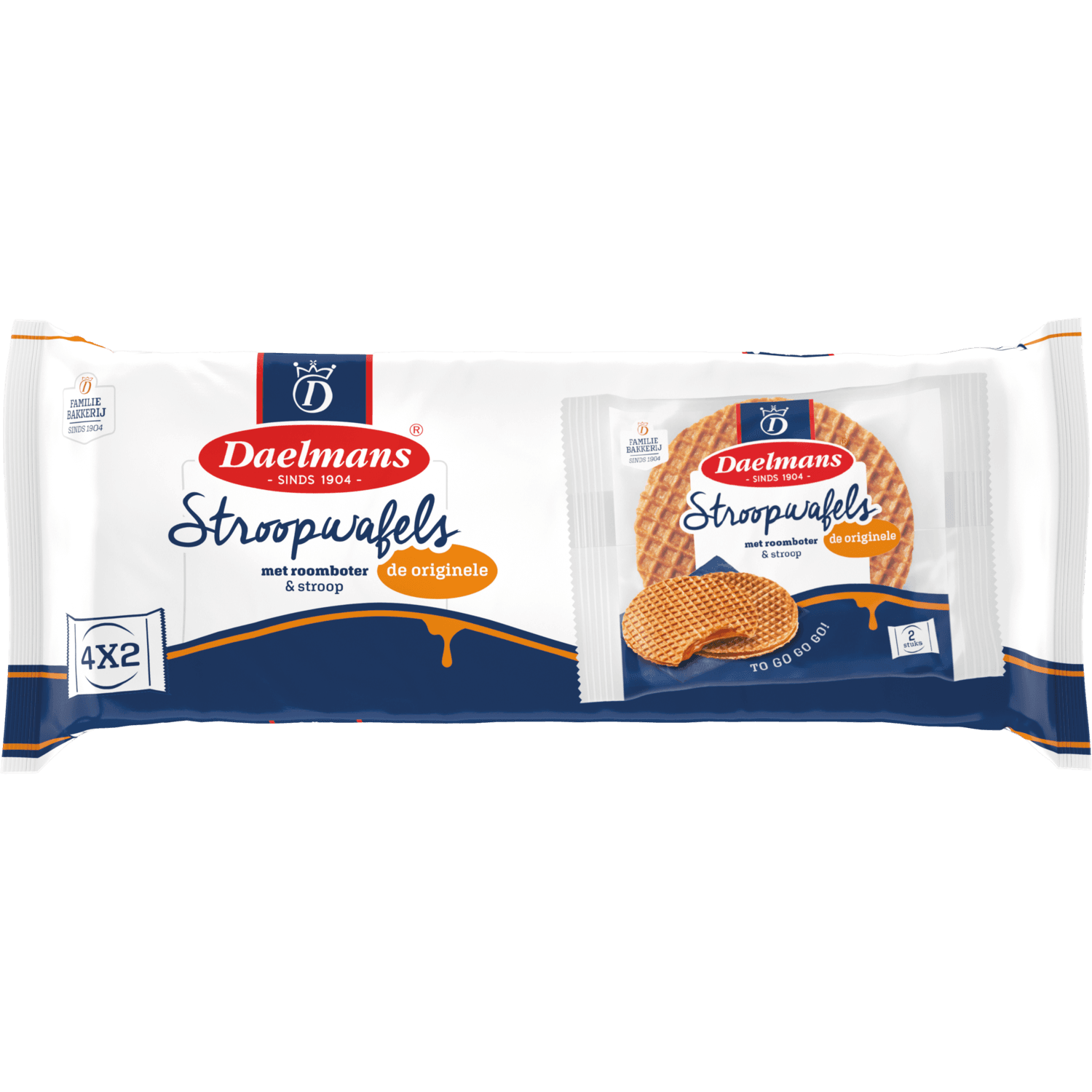 Daelmans Stroopwafels snackpack 4x 2st.