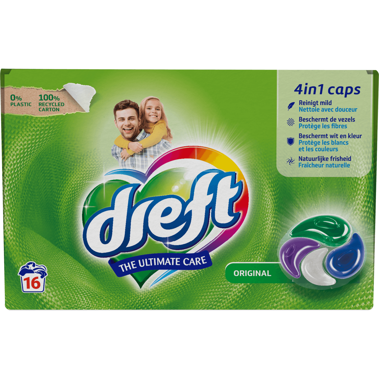 Dreft Wascapsules caps 4 in 1 origineel