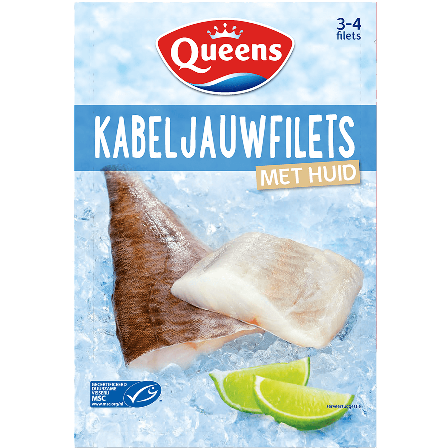 Queens Kabeljauwfilet met huid
