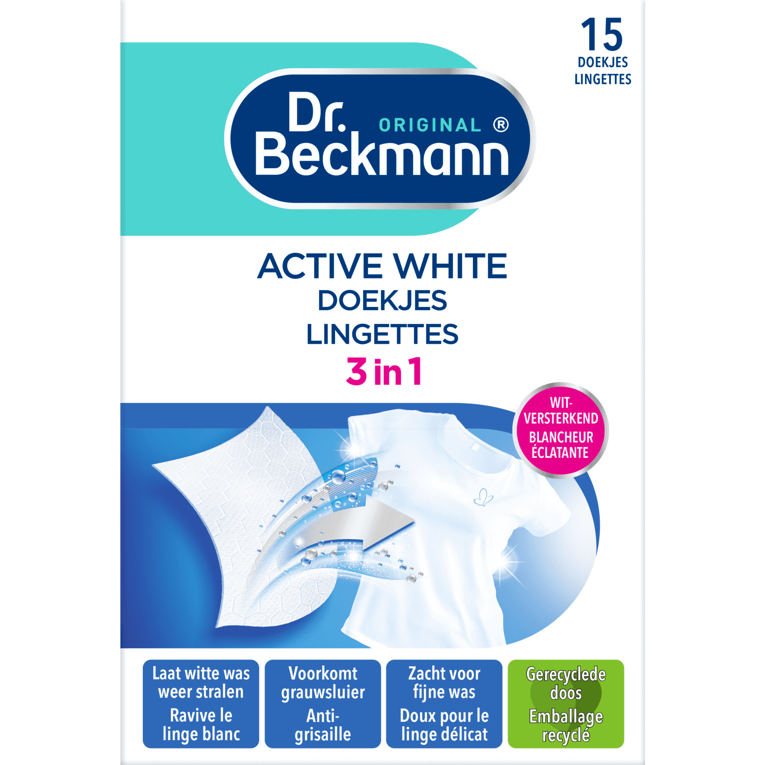 Beckmann Active white doekjes