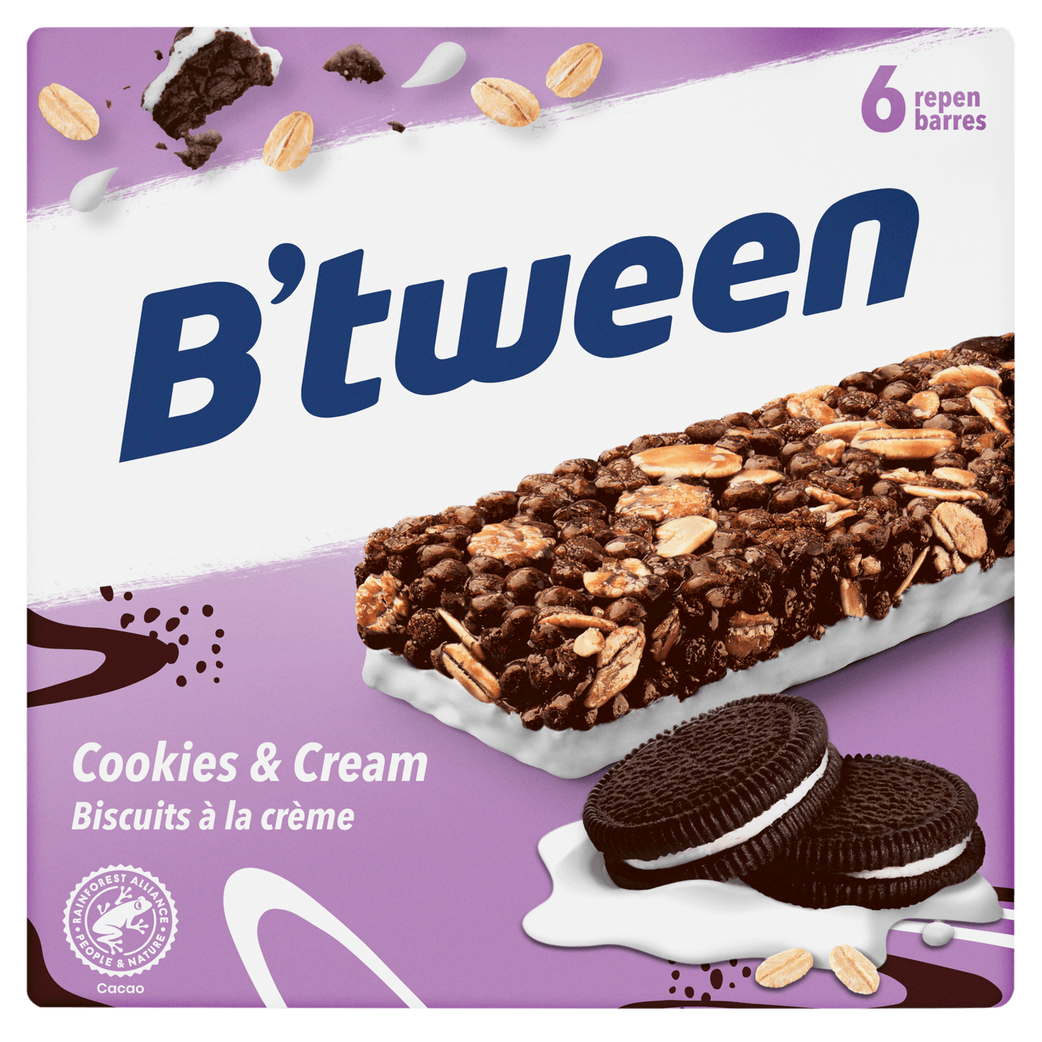Hero Btween cookies cream 6 st.