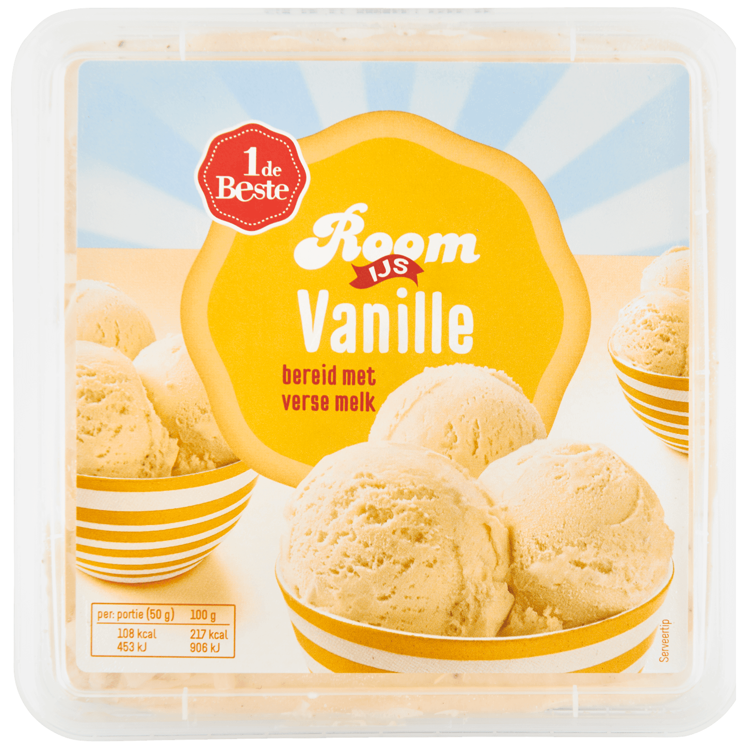 1 De Beste Roomijs vanille