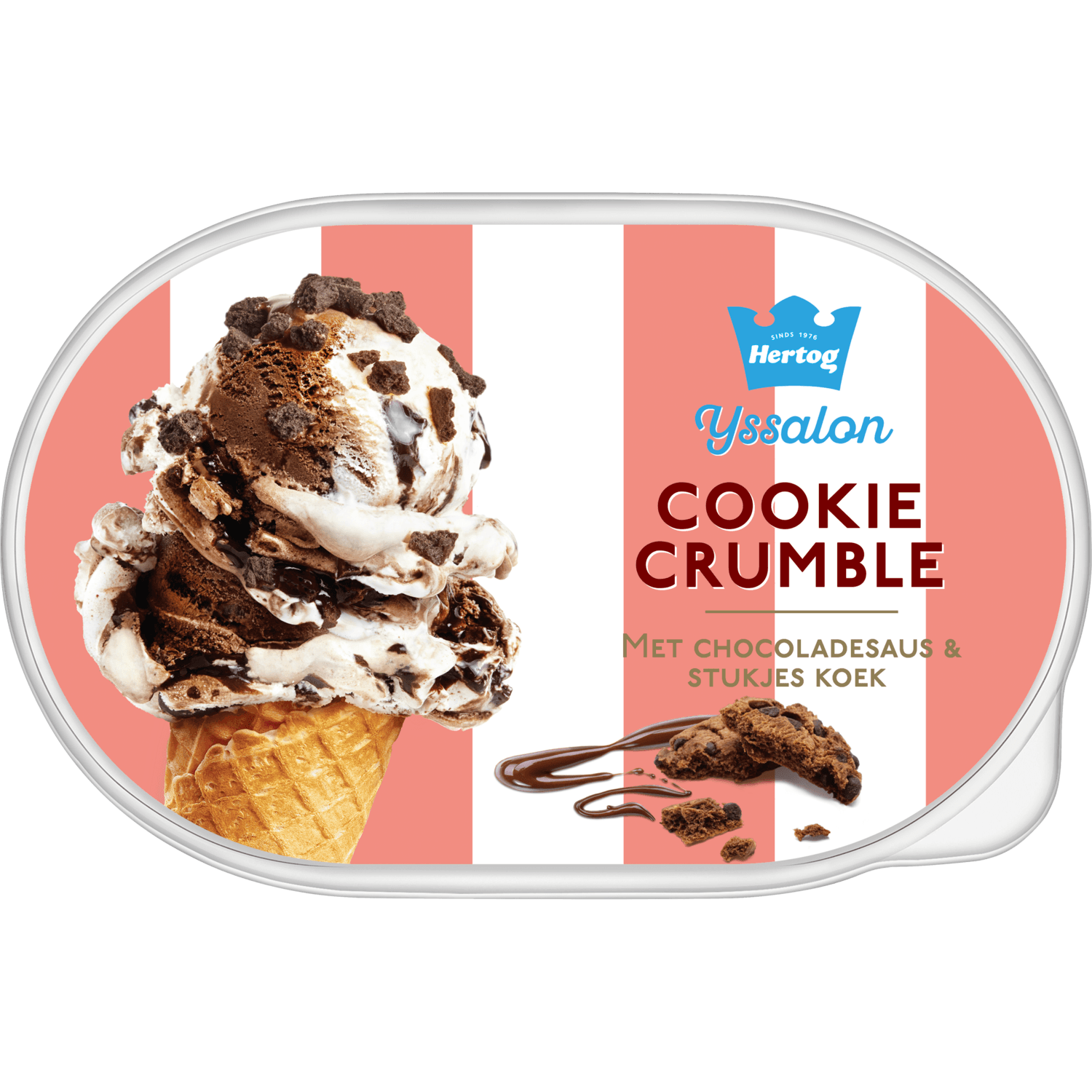 Hertog Ijs cookie crumble