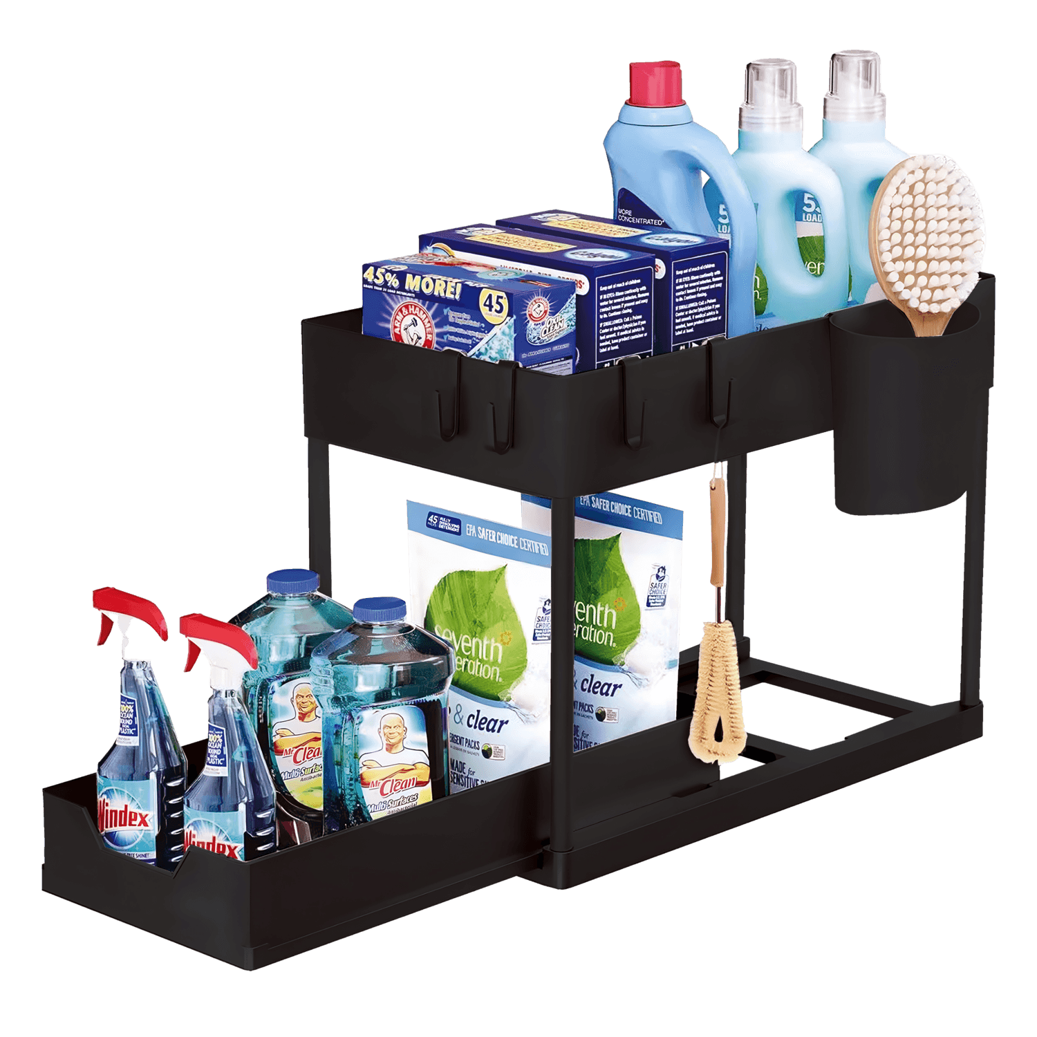 Nexxt multifunctioneel opbergrek zwart