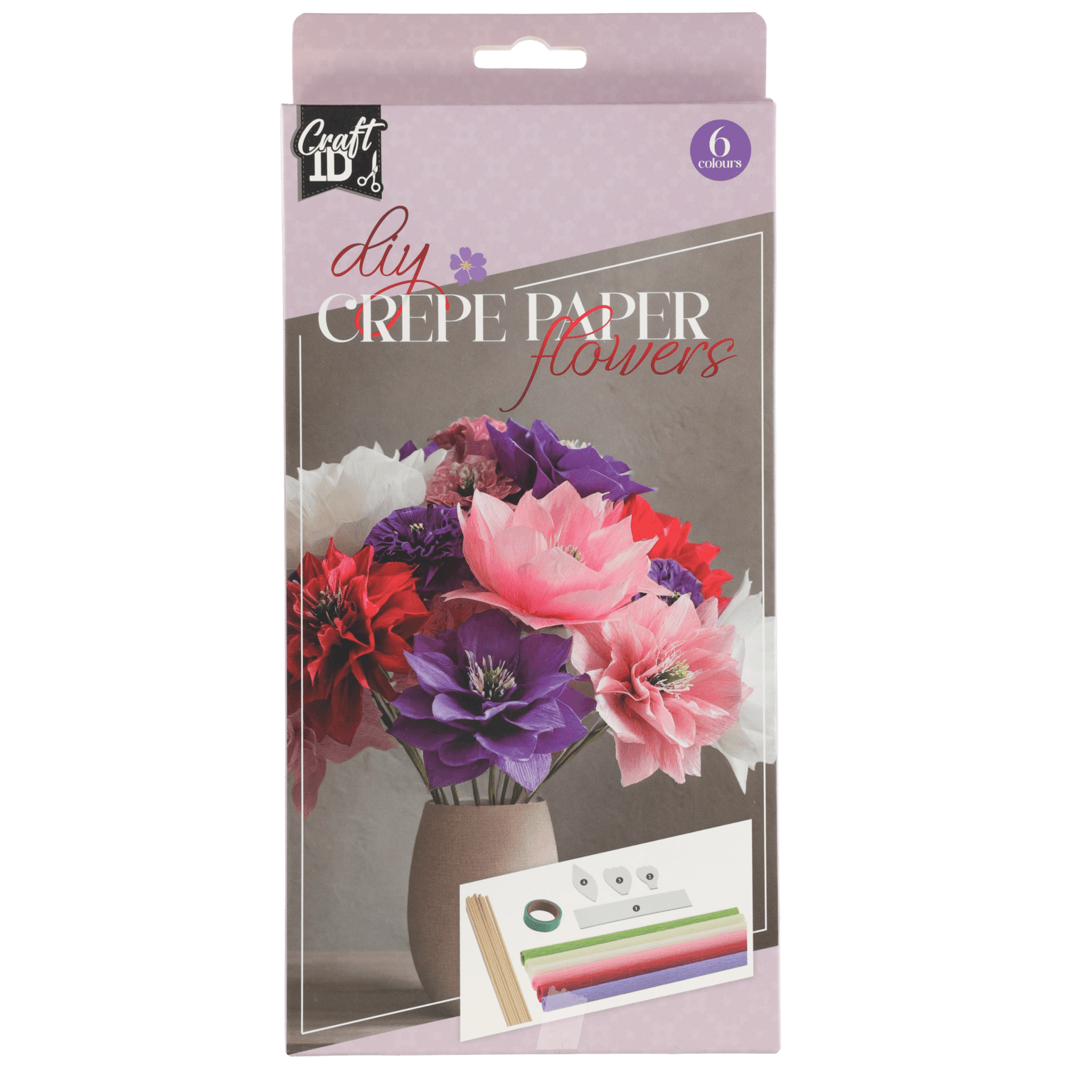 Knutselset bloemen maken 6 sheets