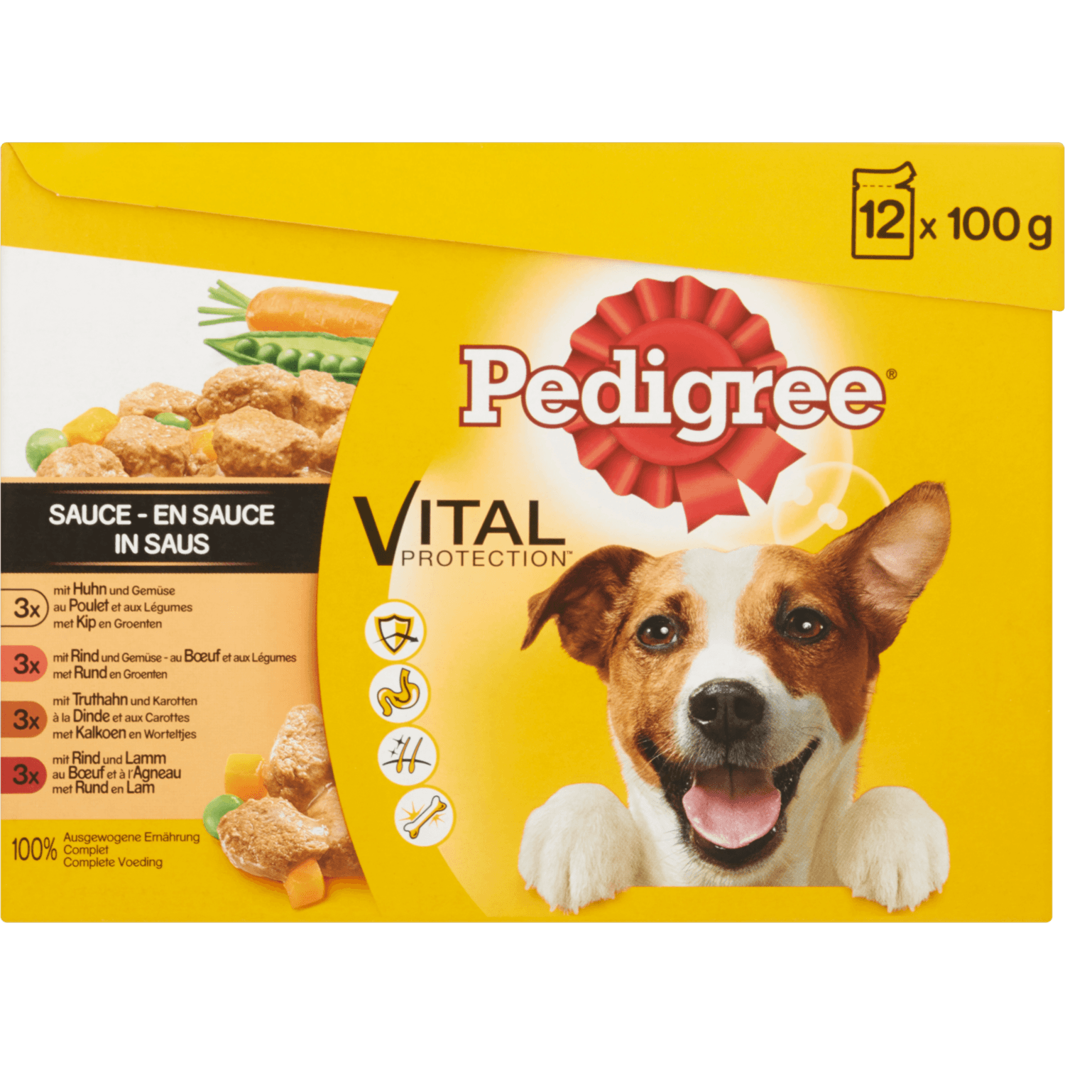 Pedigree Hondenvoer selection saus adult