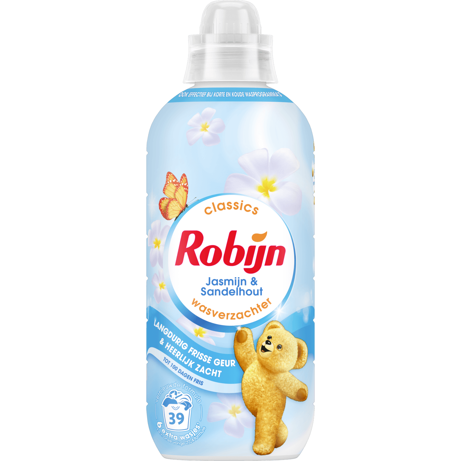 Robijn Wasverzachter jasmijn &sandelh. 39 wasbeurt.