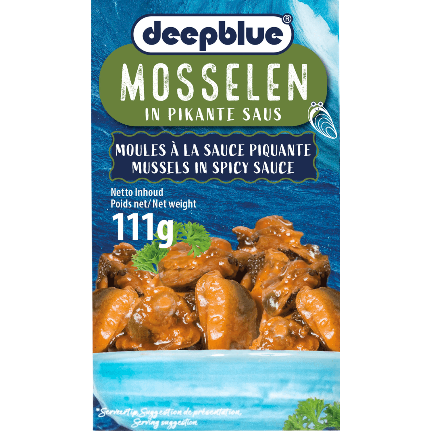 Deepblue Mosselen in pikante saus