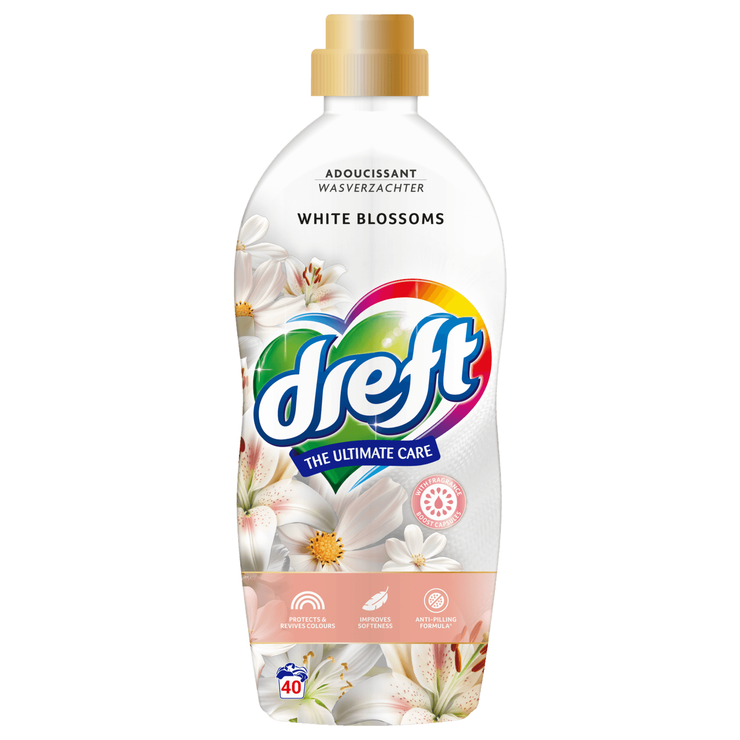 Dreft Wasverzachter white blossom 40 wasbeurten
