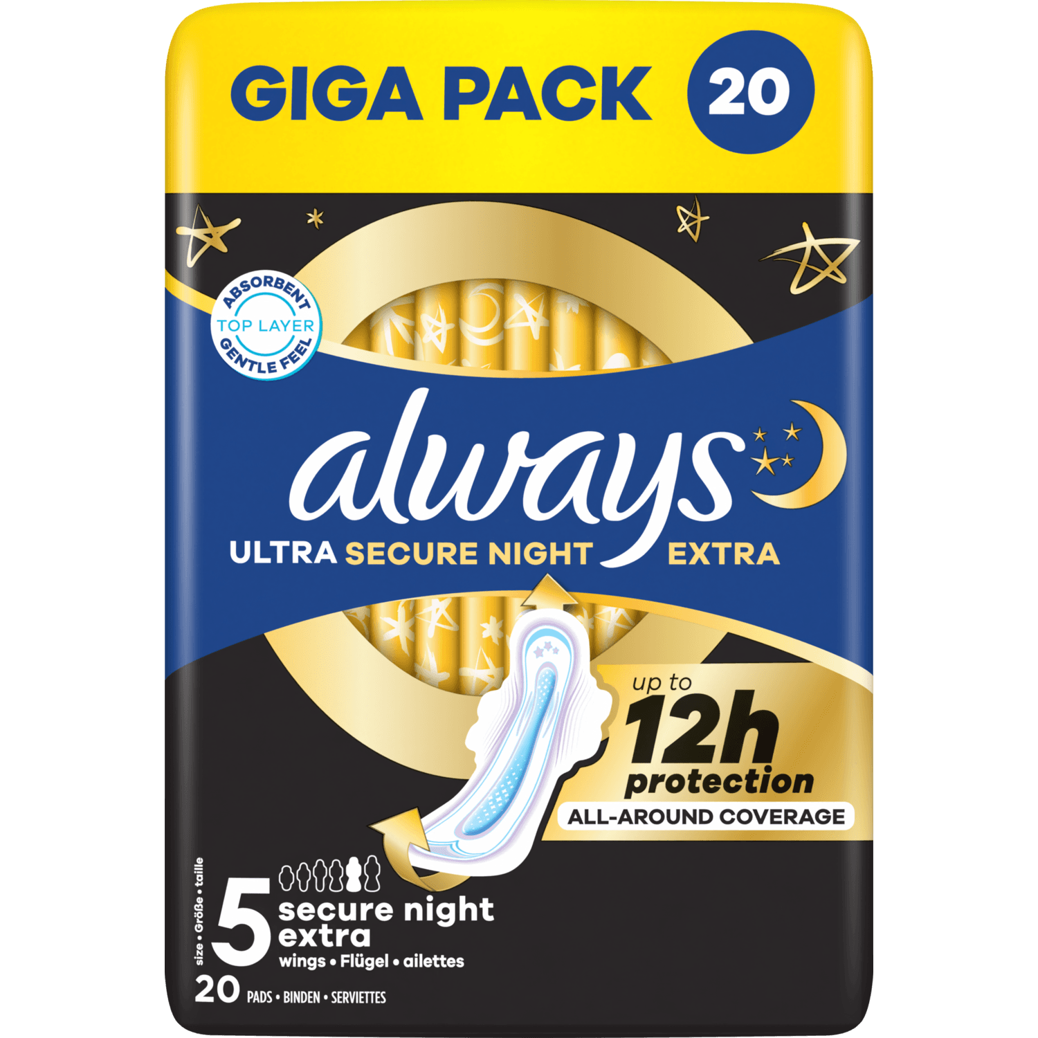 Always Maandverband ultra secure night extra