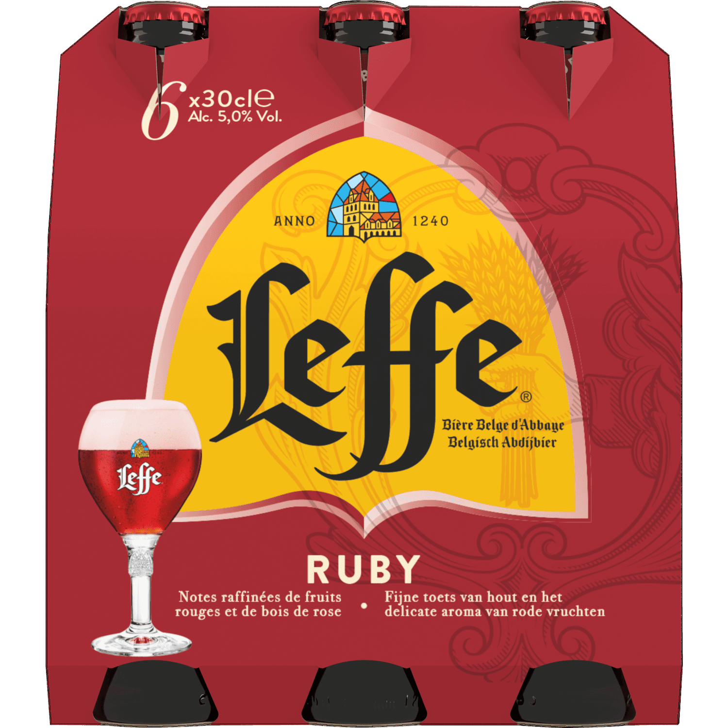 Leffe Ruby belgisch abdijbier 6x300 ml