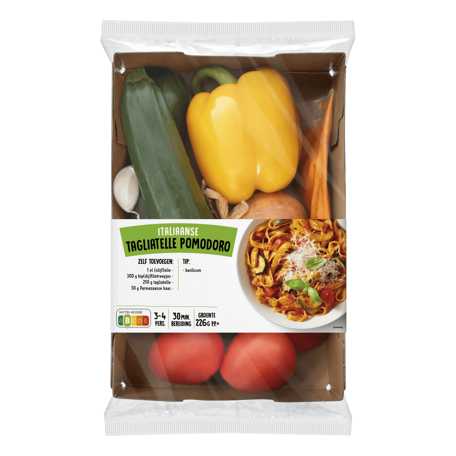 Verspakket tagliatella pomodoro