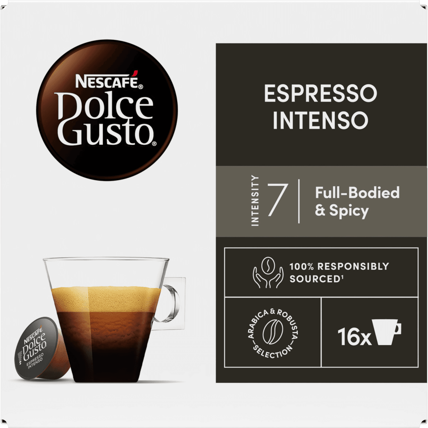 Nescafé Dolce gusto espresso intenso sterkte 7