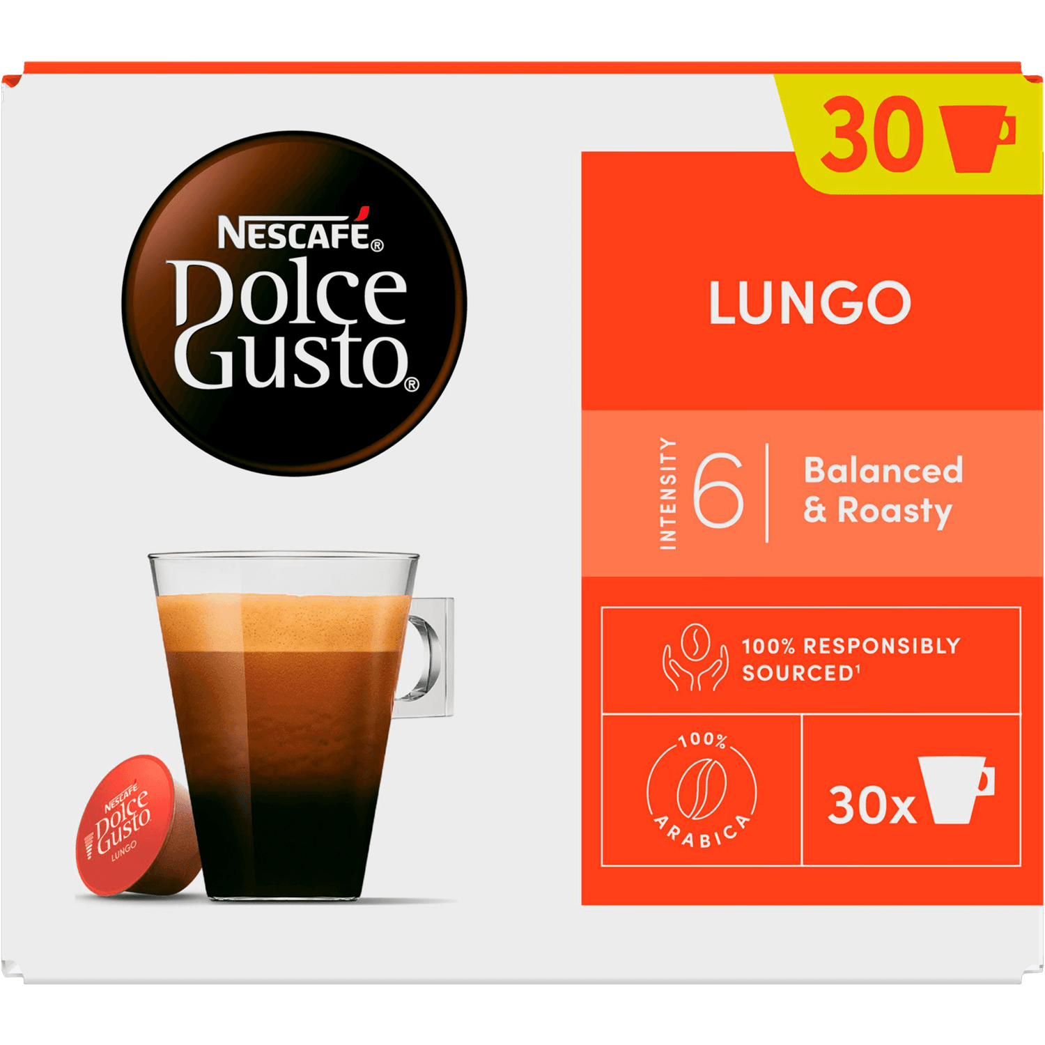 Nescafé Dolce gusto lungo sterkte 6