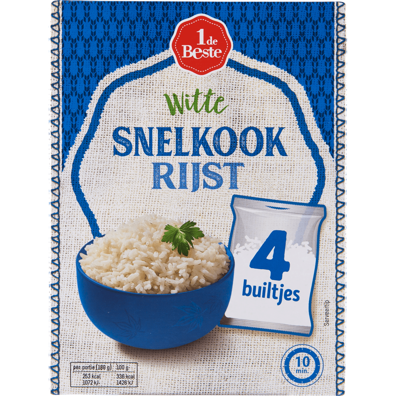 1 De Beste Snelkookrijst builtjes 4 stuks