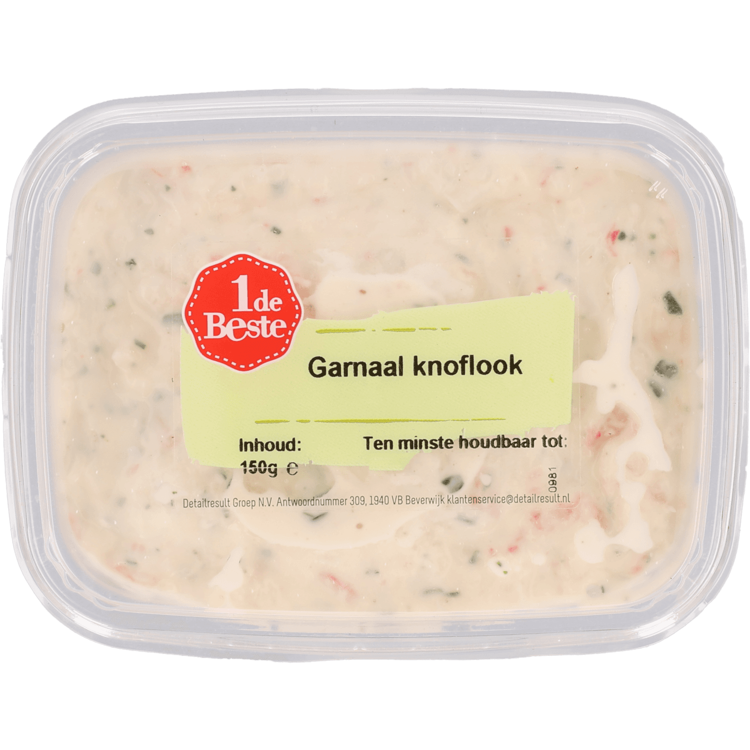 1 De Beste Salade garnaal knoflook
