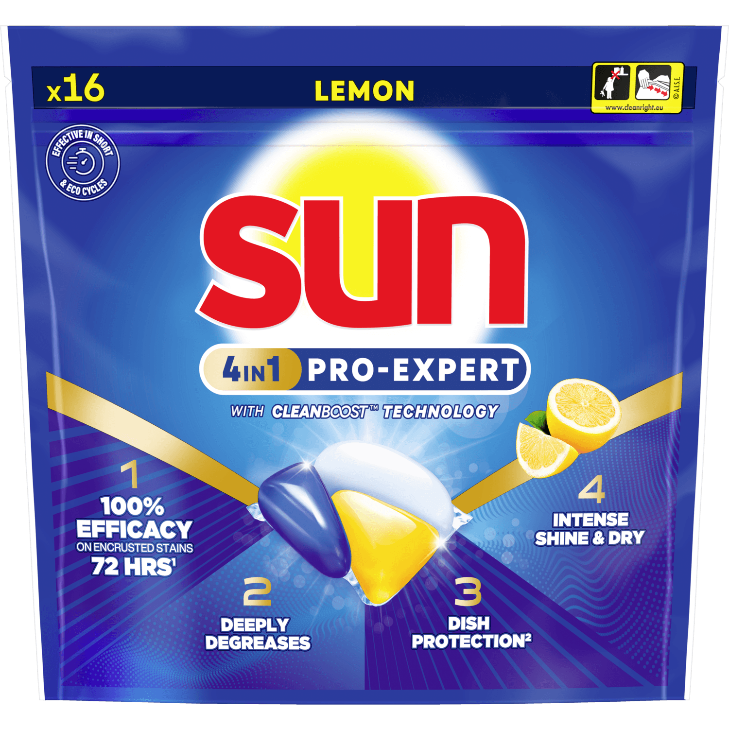 Sun Vaatwastabletten expert lemon