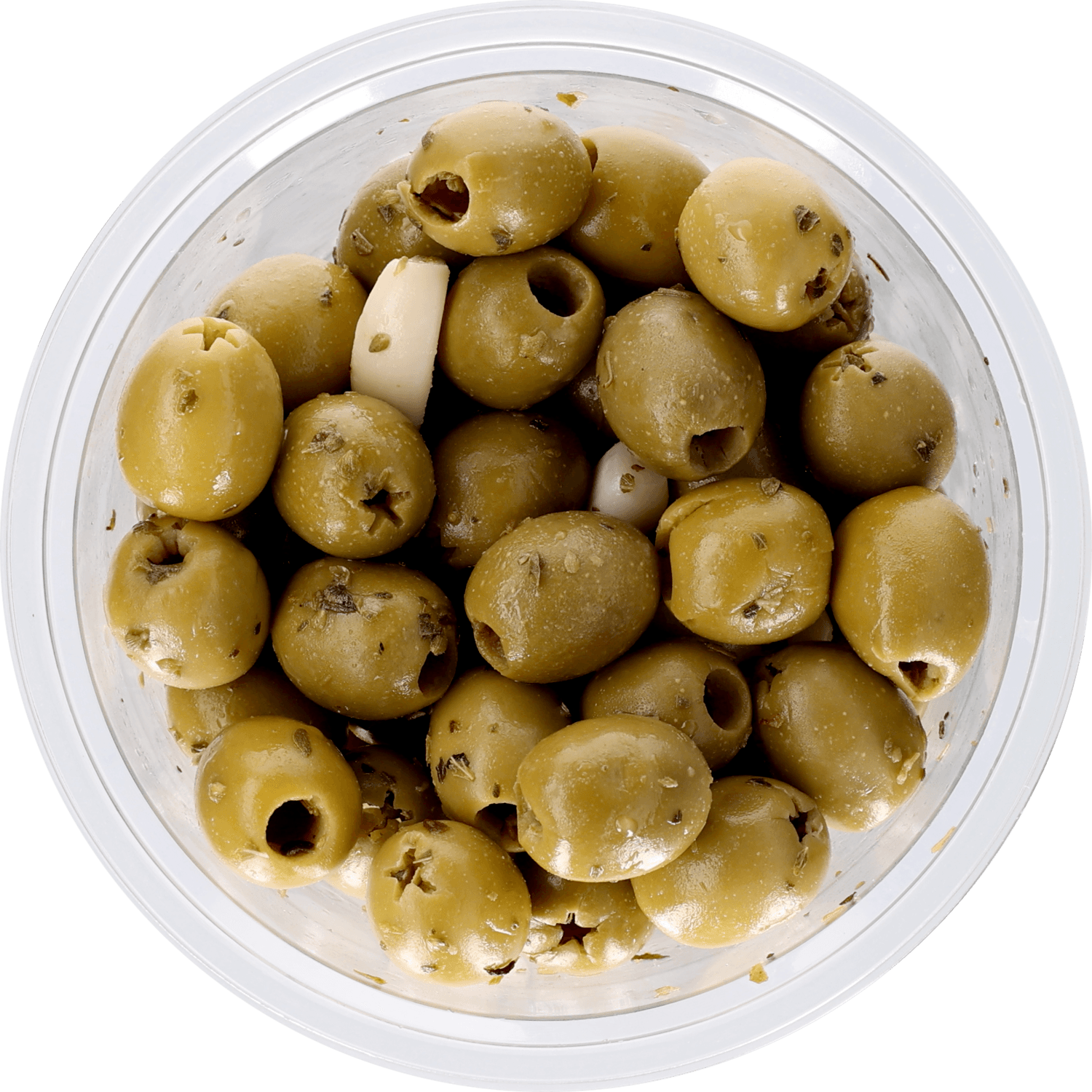 Bits & Bites Olijven knoflook groen