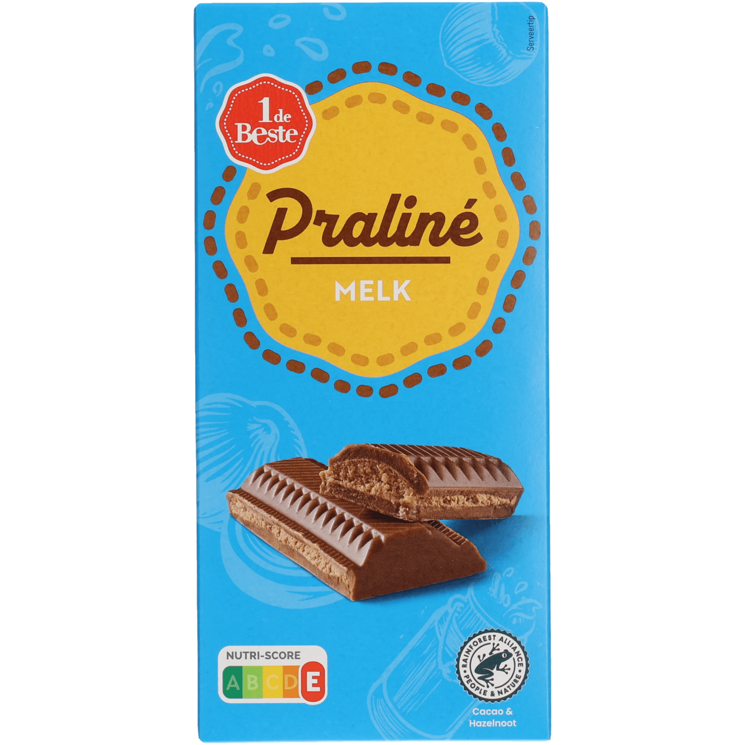 1 De Beste Praline melk bloc