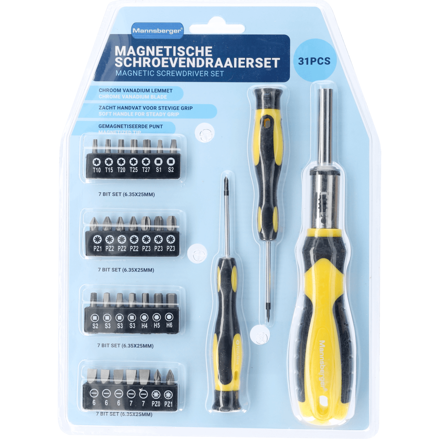 Mannsberger magnetische schroevendraaierset