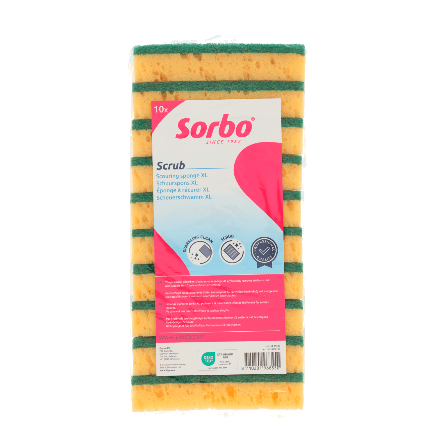 Sorbo Schuursponzen geel