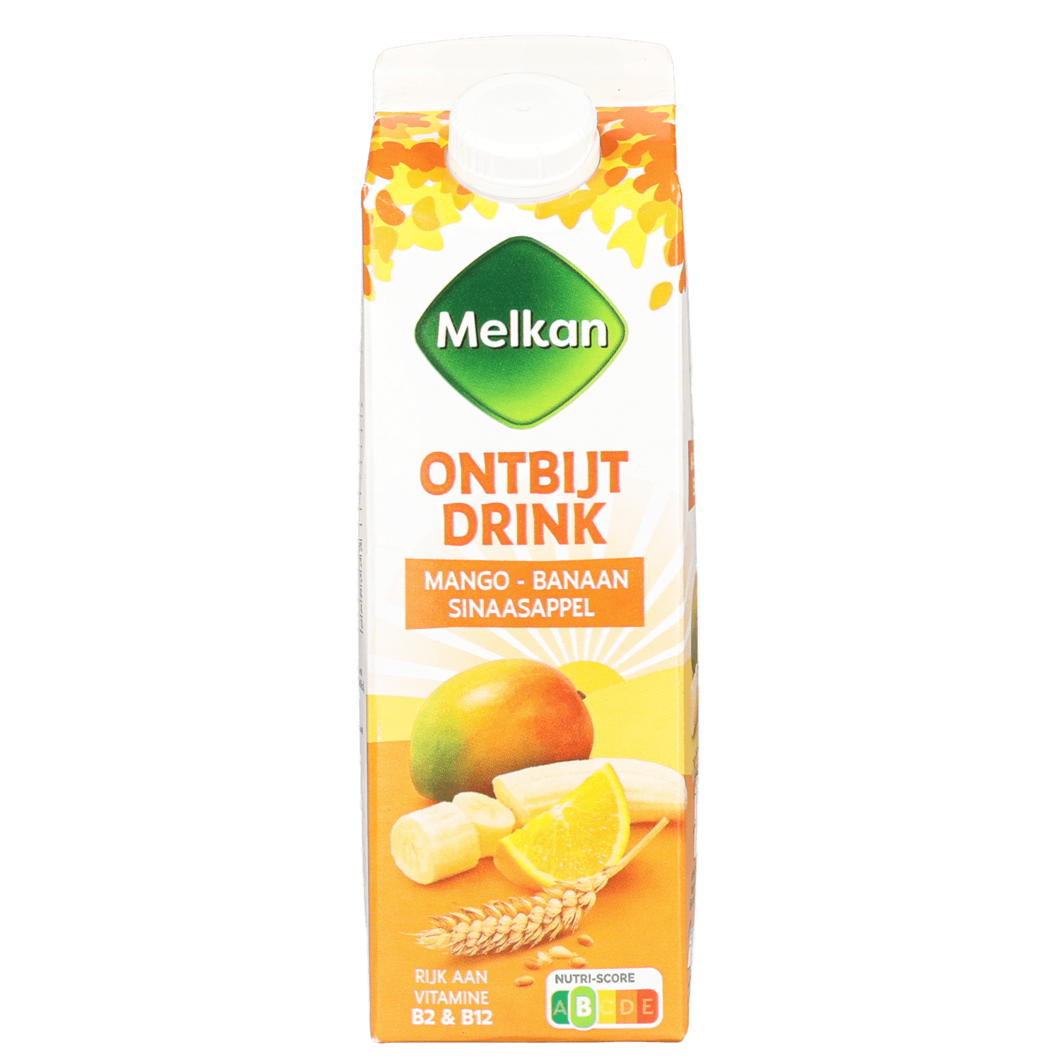 Melkan Ontbijtdrink sinaasappel-mango-banaan