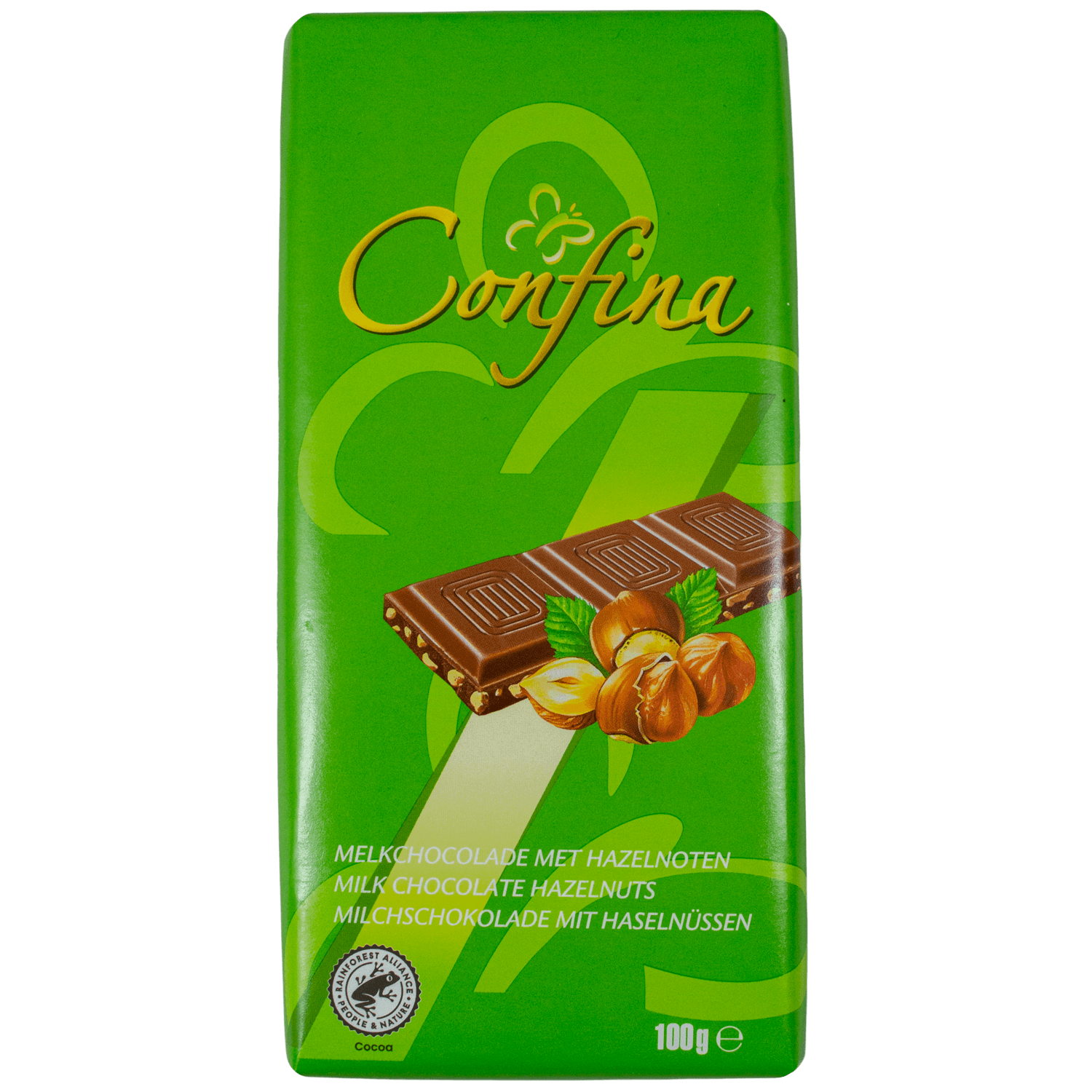 Confina Chocoladereep melk hazelnoot
