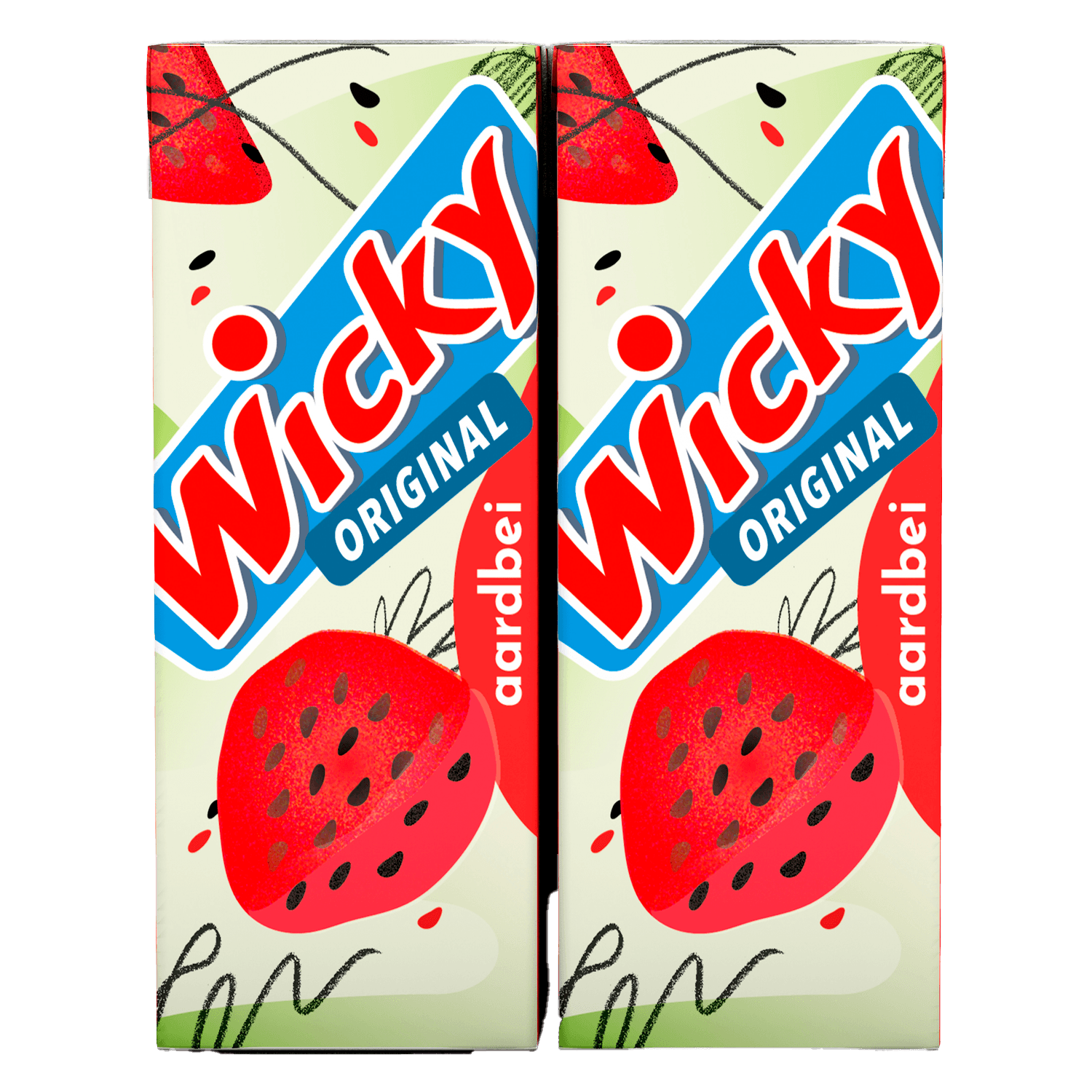 Wicky Aardbei 10x20 cl