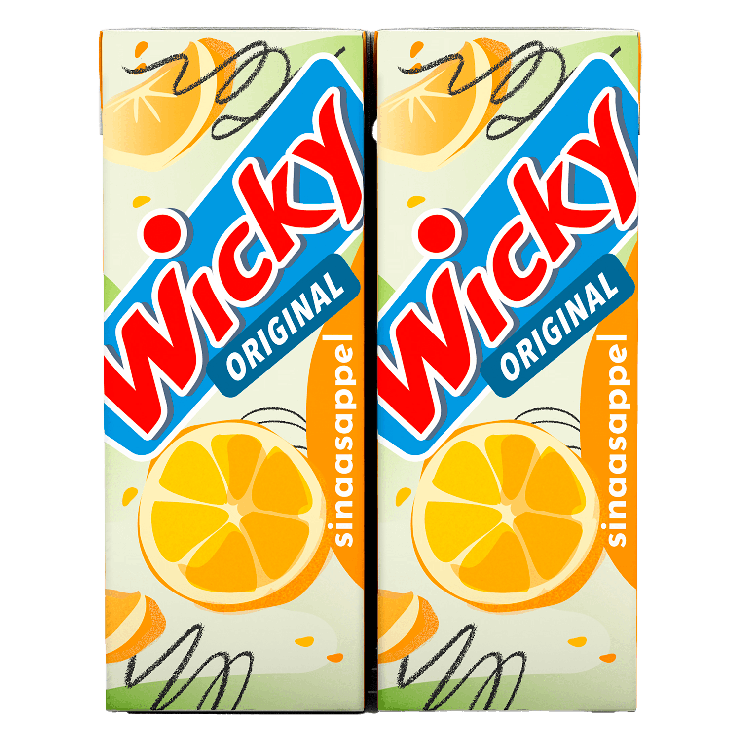 Wicky Sinaasappel 10x20 cl.