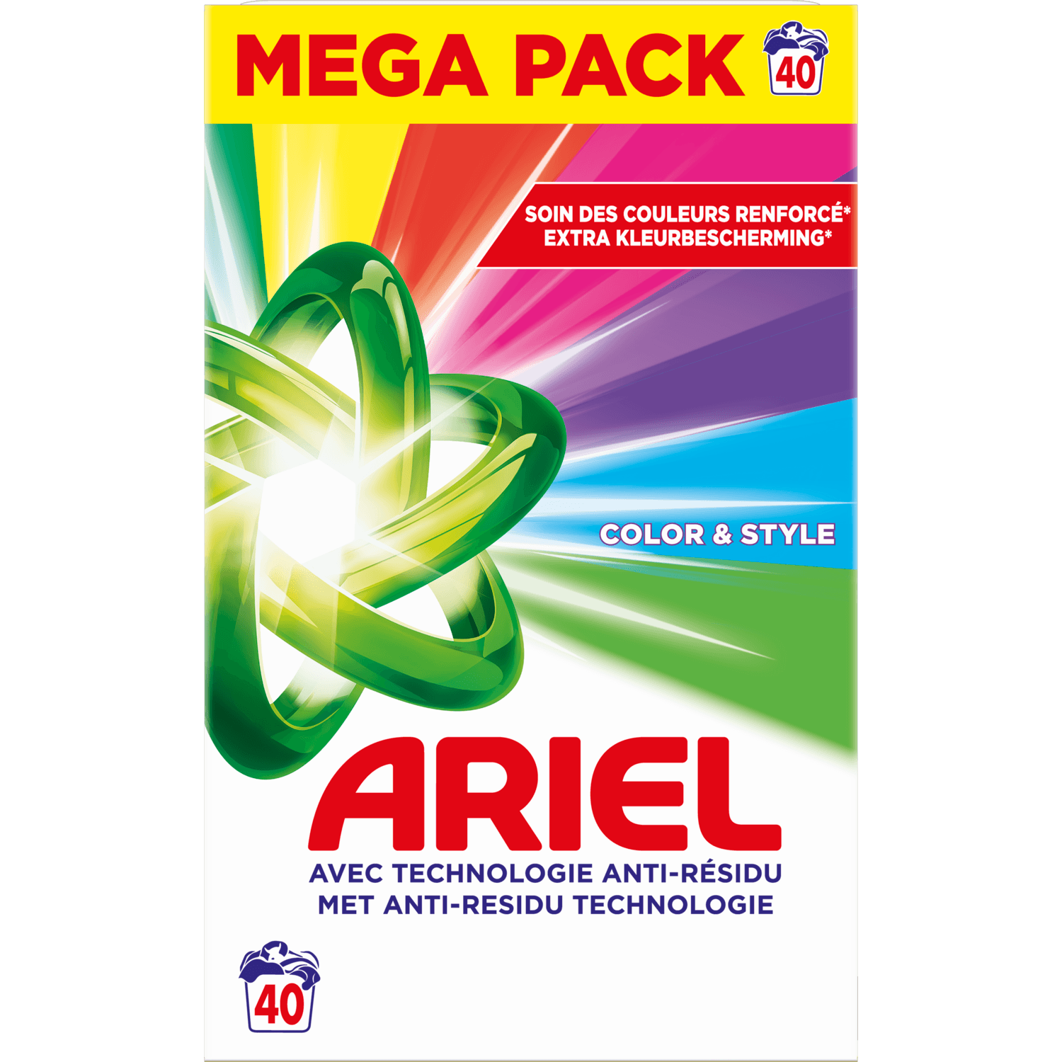 Ariel Poeder wasmiddel color 40 wasbeurten