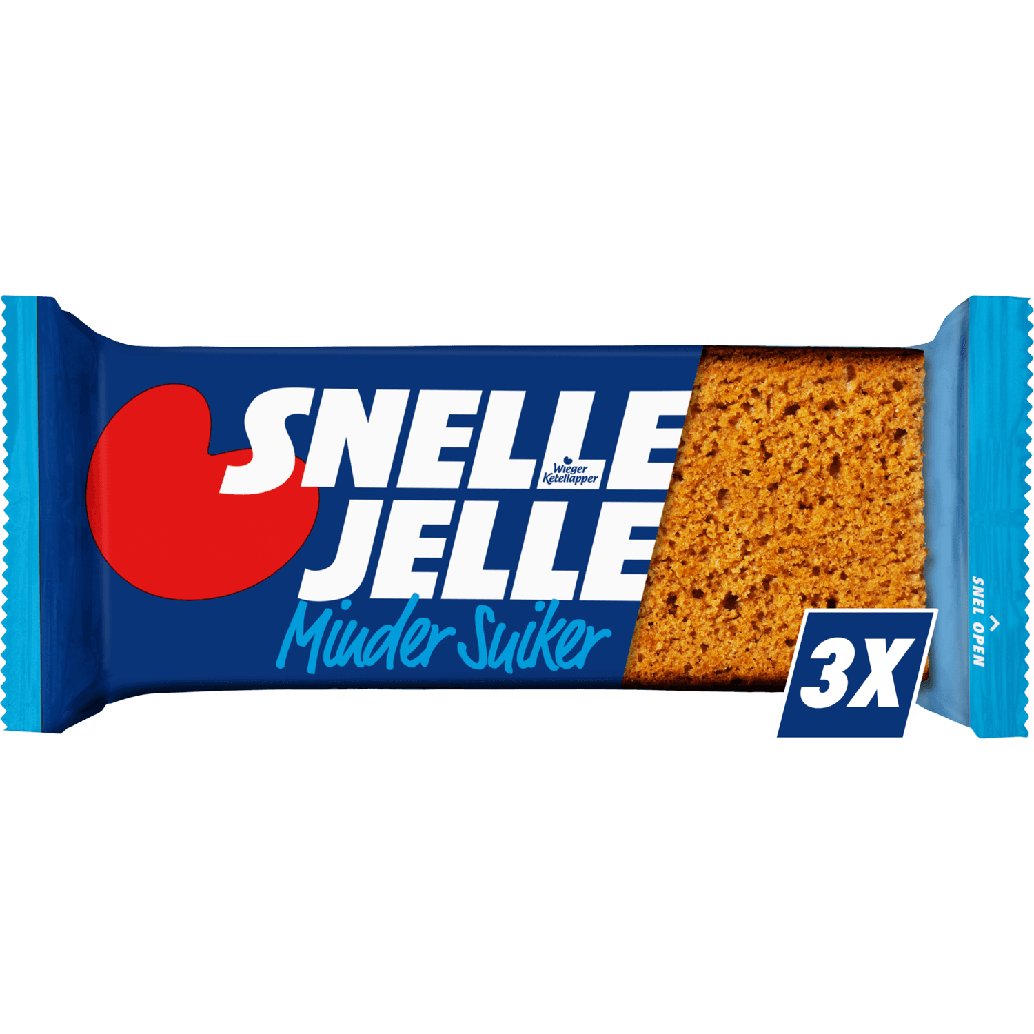 Snelle Jelle Kruidkoek minder suiker 3 st.