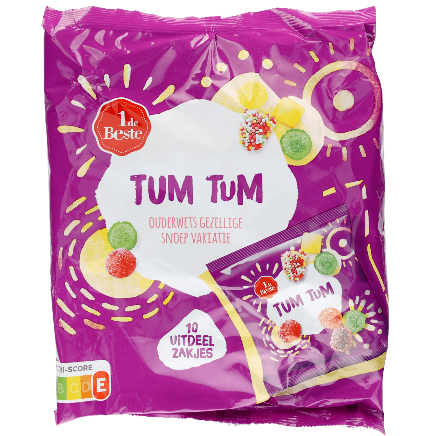 1 De Beste Tumtum uitdeelzak 10 st.